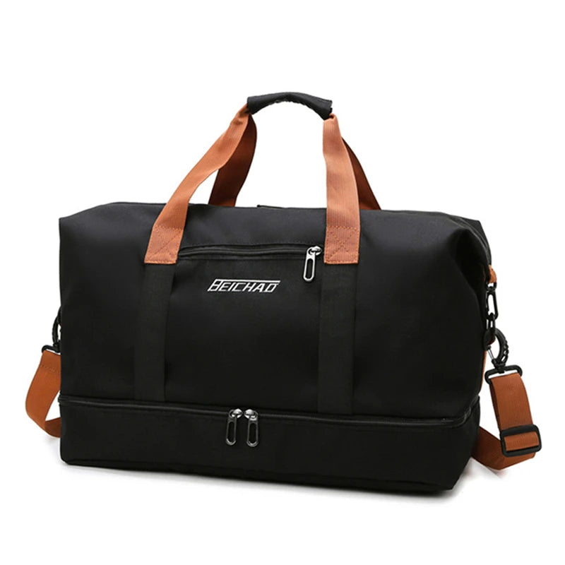 Large Capacity Travel Bag – Hand Luggage with Dry‑Wet Separation