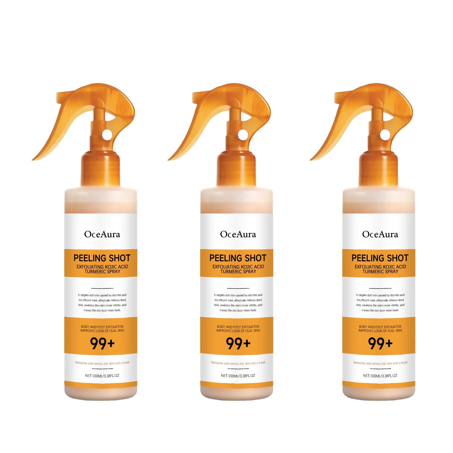Body Keratin Care Kojic Acid Turmeric Spray – Exfoliating & Hydrating