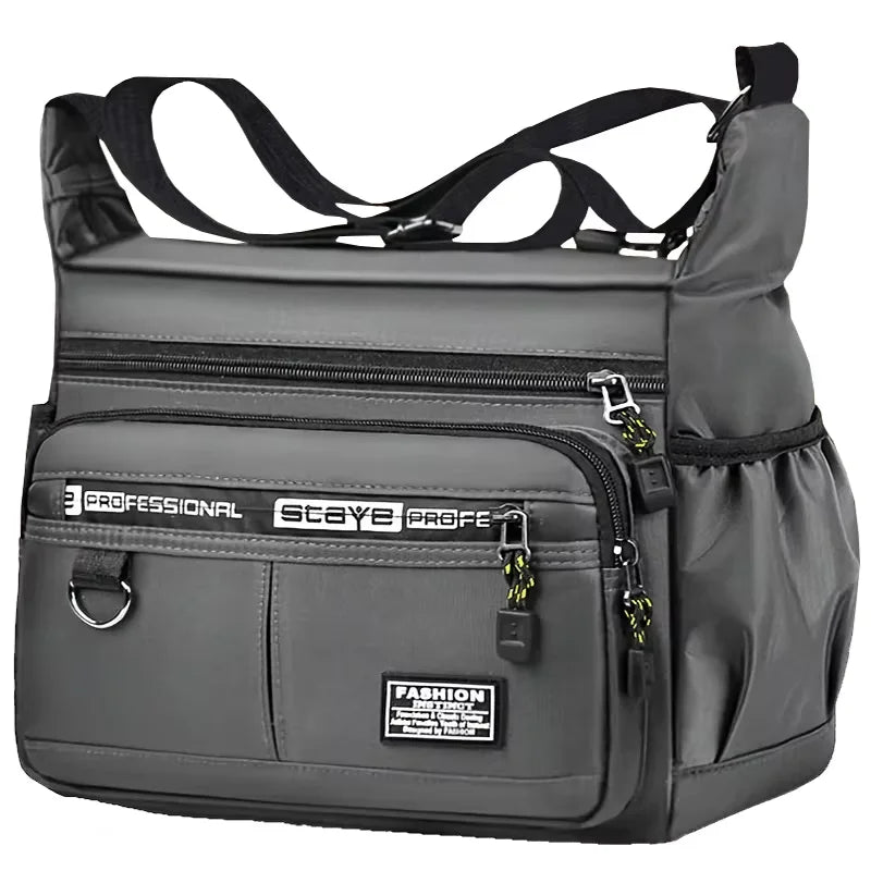 Professional Multi-Layer Business Shoulder Bag-men