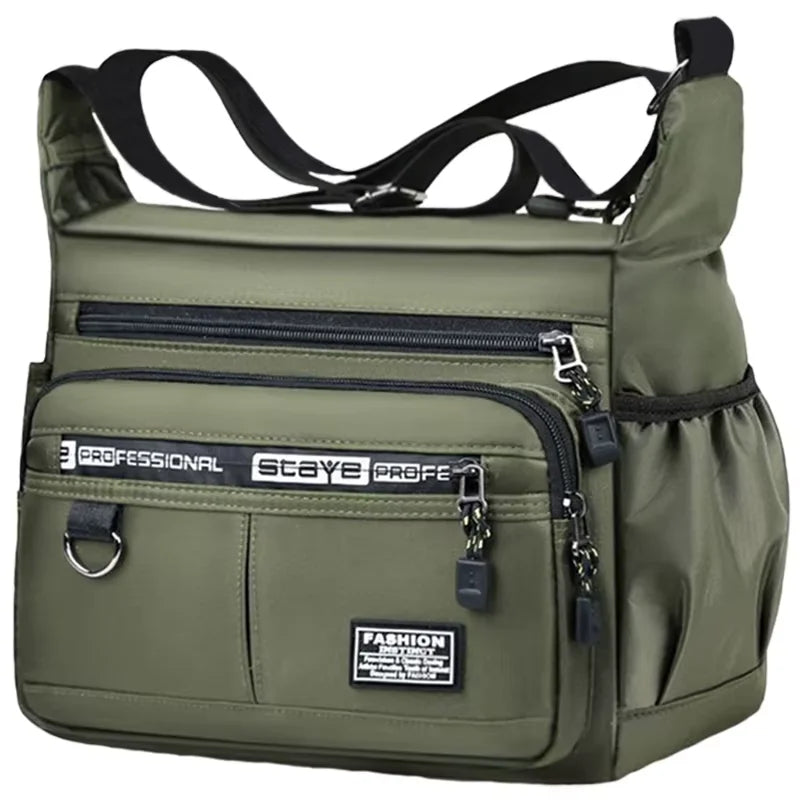 Professional Multi-Layer Business Shoulder Bag-men