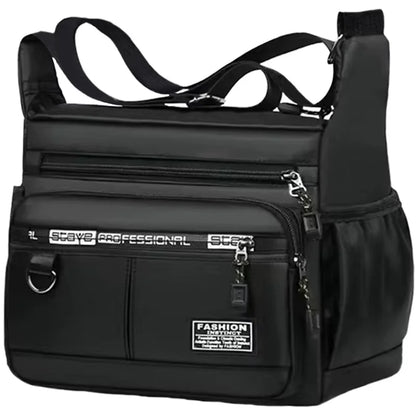 Professional Multi-Layer Business Shoulder Bag-men