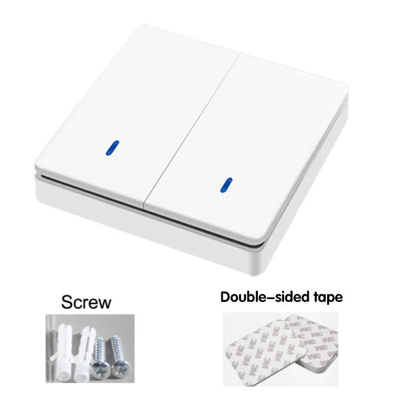 433MHz Wireless Smart Wall Switch 86 Panel Remote Control