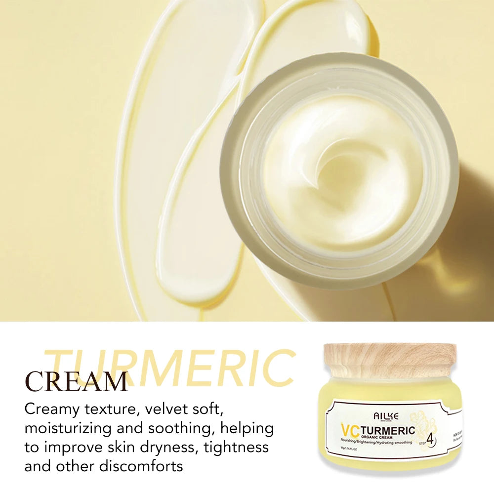 AILKE Turmeric Vitamin C Set – Brightening & Hydrating Face Care