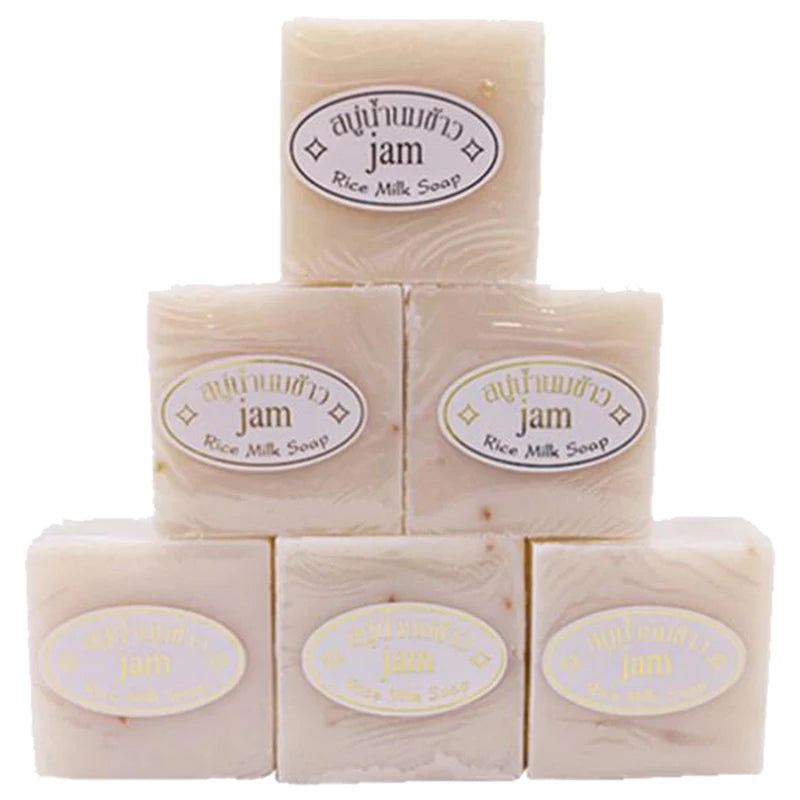 10pcs Thailand JAM Rice Milk Soap 65g Original  Handmade