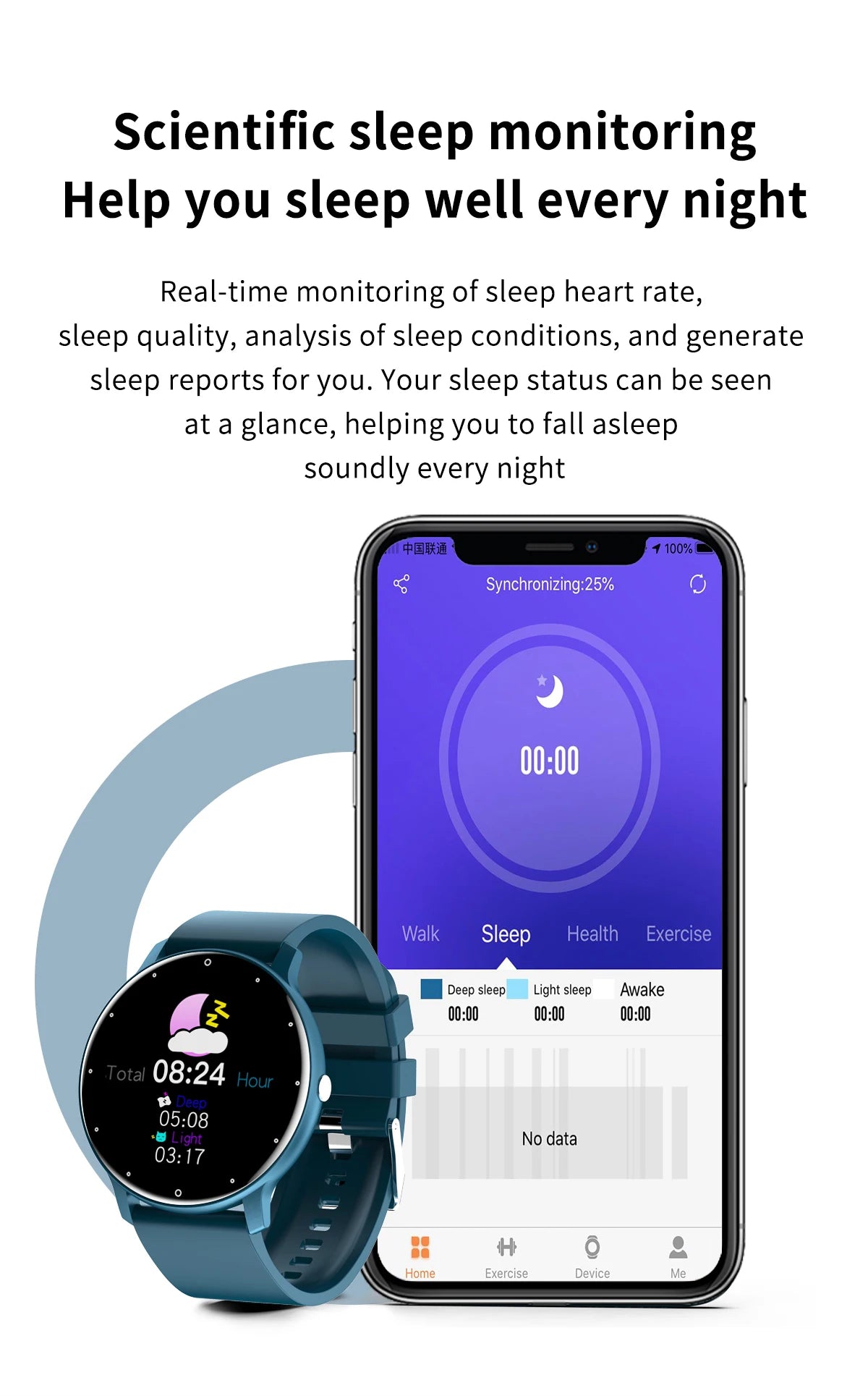 LIGE 2026 Waterproof Smart Watch Fitness Tracker