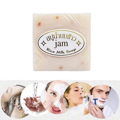 10pcs Thailand JAM Rice Milk Soap 65g Original  Handmade