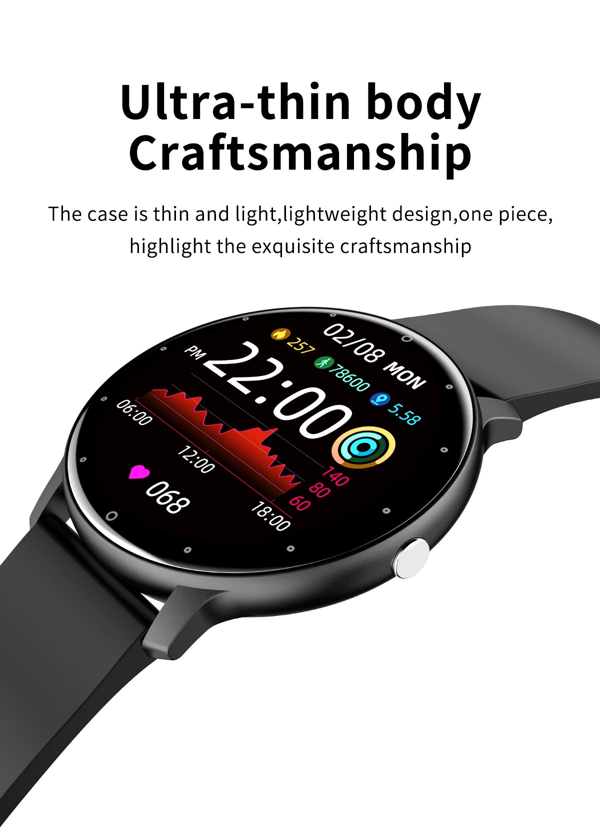 LIGE 2026 Waterproof Smart Watch Fitness Tracker