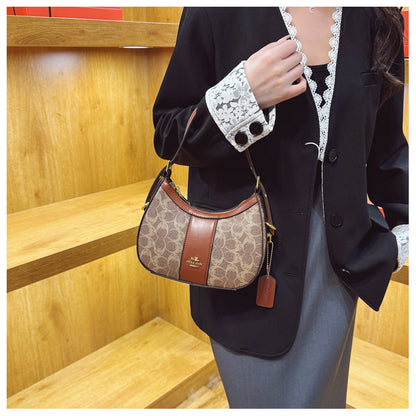 2026 Luxury Retro Print Shoulder Handbag