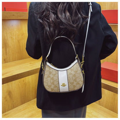 2026 Luxury Retro Print Shoulder Handbag