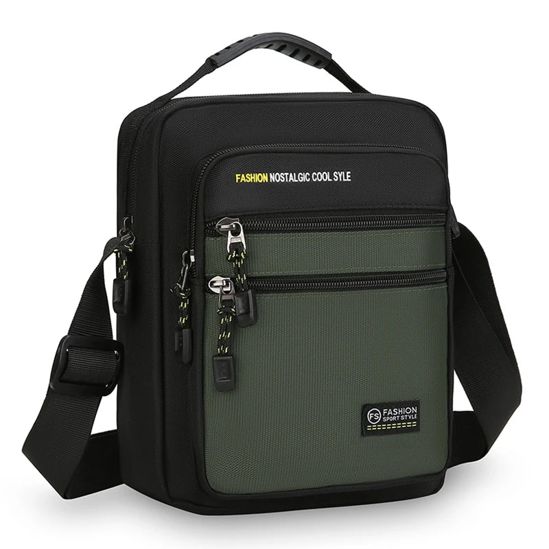 Men’s Crossbody Business Bag – Multi‑Pocket Shoulder Tote