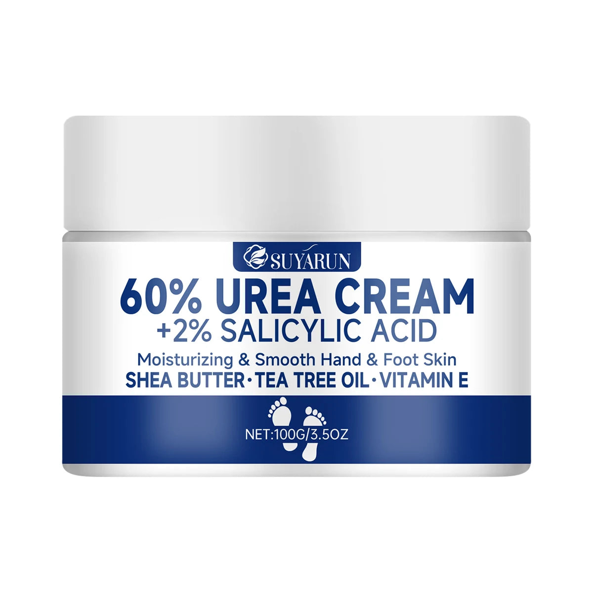 SUYARUN 60% Urea Foot Cream – Intensive Heel Hydration