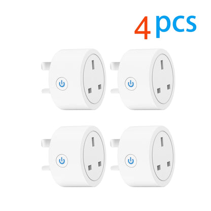 20A Tuya Smart WiFi UK Plug Energy Monitoring Socket