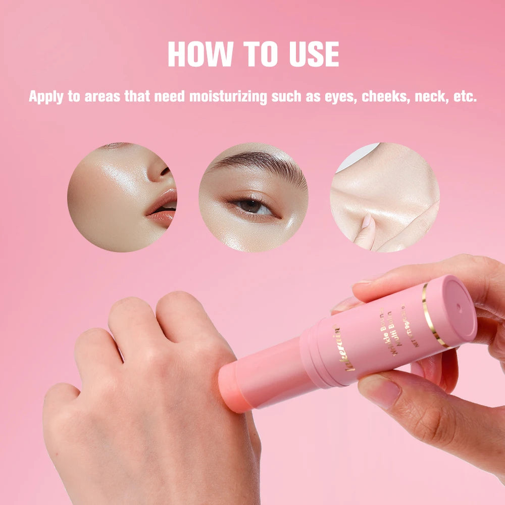 Lakerain Korean Pink Balm Stick – Hydrating Multi‑Use Wrinkle Bounce Balm