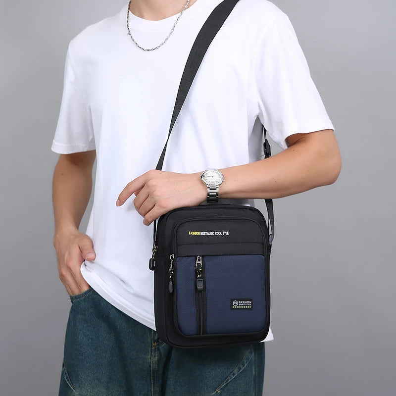 Men’s Crossbody Business Bag – Multi‑Pocket Shoulder Tote