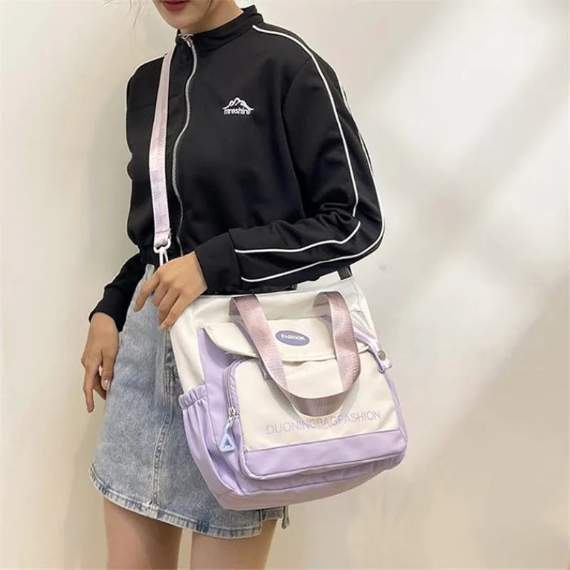 Daily Handbag – Travel Bucket Shoulder Bag – School Satchel