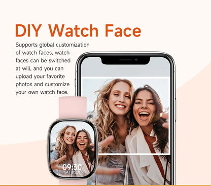1.83" Smart Watch Bluetooth Call Fitness Health Monitor