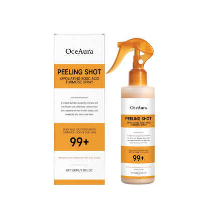 Body Keratin Care Kojic Acid Turmeric Spray – Exfoliating & Hydrating