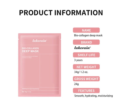 Bio-Collagen Real Deep Mask Hydrating Overnight Hydrogel Face Mask