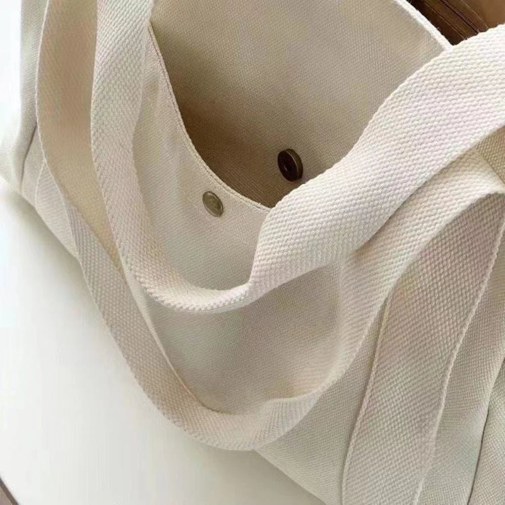 Canvas Tote Bag – Large Capacity Work & Shopping Tote
