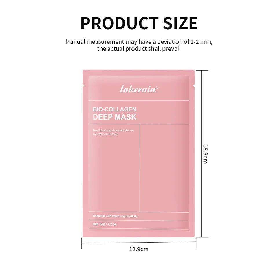 Bio-Collagen Real Deep Mask Hydrating Overnight Hydrogel Face Mask