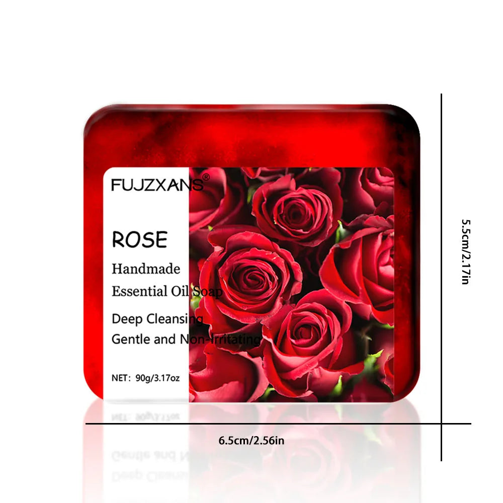 FUJZXANS Essential Oil Soap Set – 7 Handmade Fragrance Bars