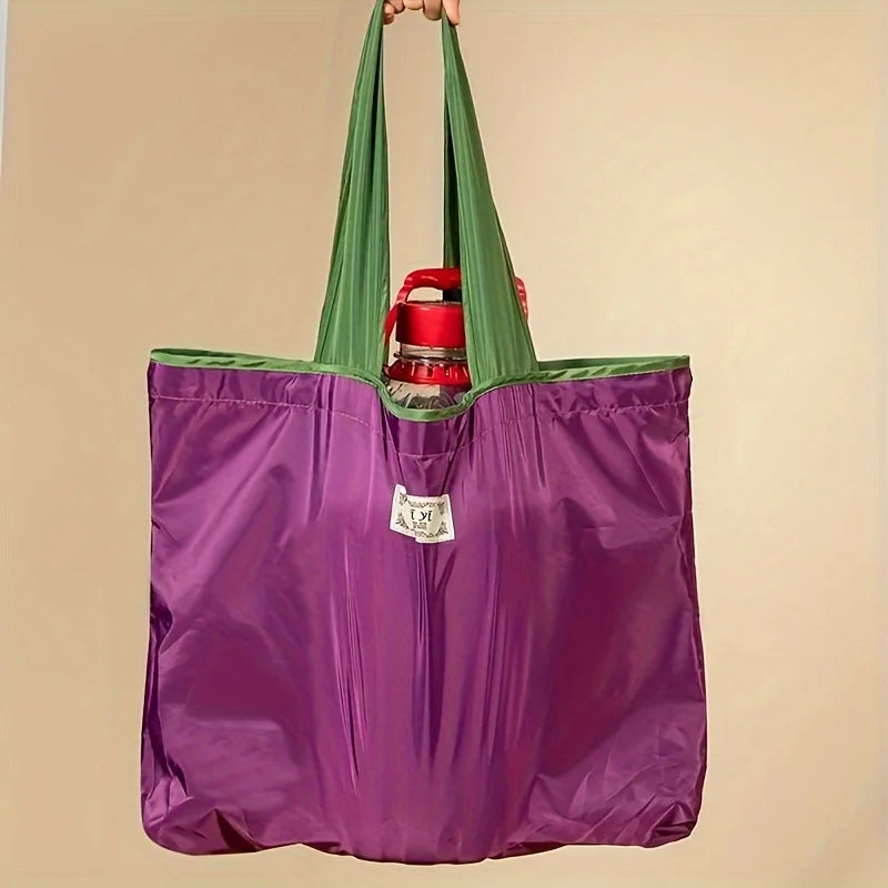 Reusable Shopping Bag, Large Foldable  Eco-friendly