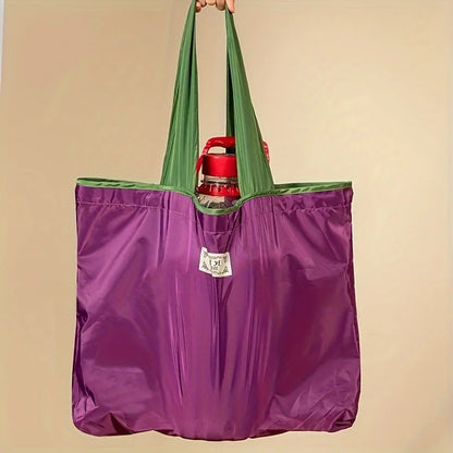 Reusable Shopping Bag, Large Foldable  Eco-friendly