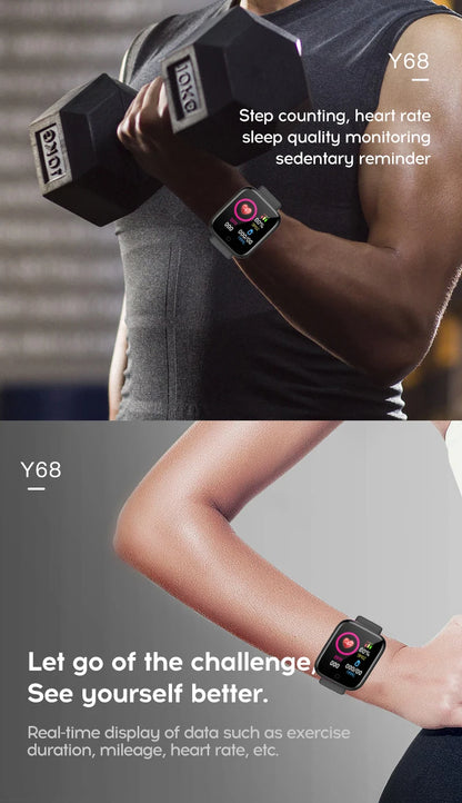 Bluetooth Smartwatch – Fitness & Sleep Monitor