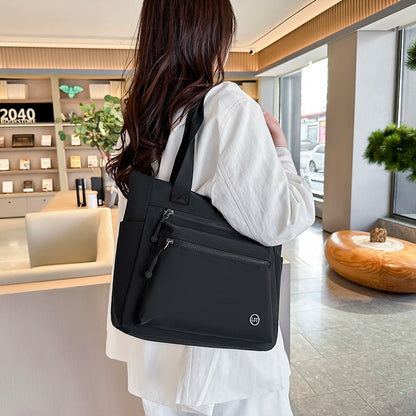 Women’s Canvas Tote Bag – Large Capacity Waterproof Handbag