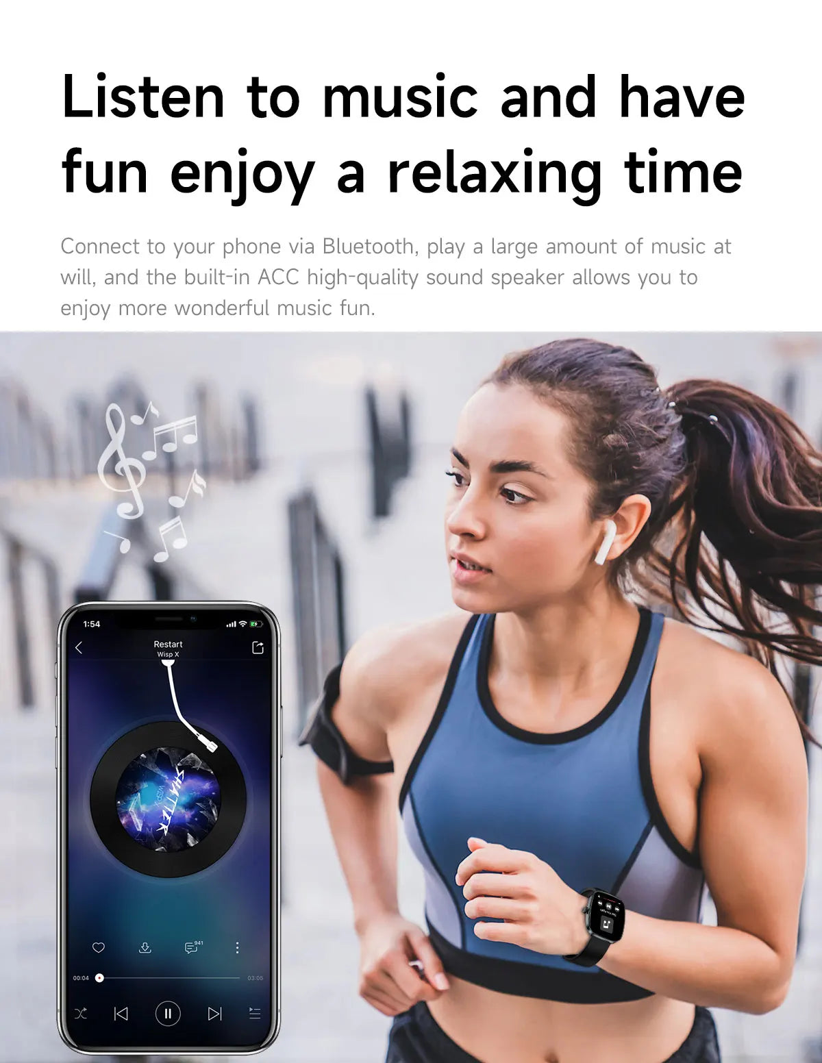 1.83" Smart Watch Bluetooth Call Fitness Health Monitor