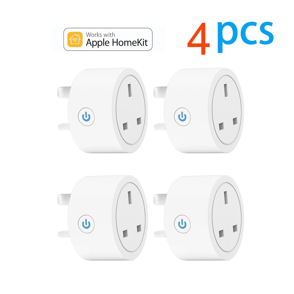 20A Tuya Smart WiFi UK Plug Energy Monitoring Socket
