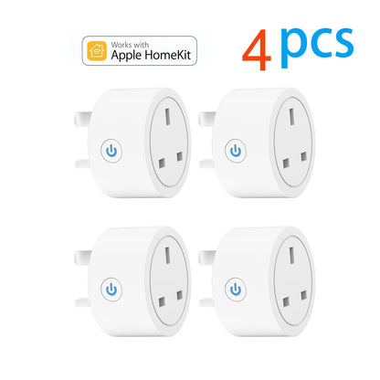 20A Tuya Smart WiFi UK Plug Energy Monitoring Socket