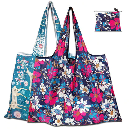 Fashion Portable Various Prints  Nylon Easy to Fold Package Travel Essential