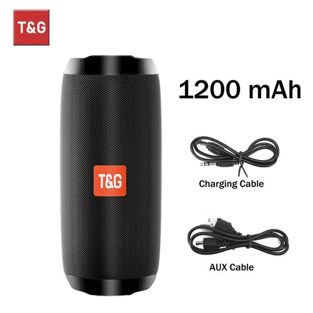 T&G TG117 Portable Bluetooth 5.3 Waterproof Outdoor Speaker