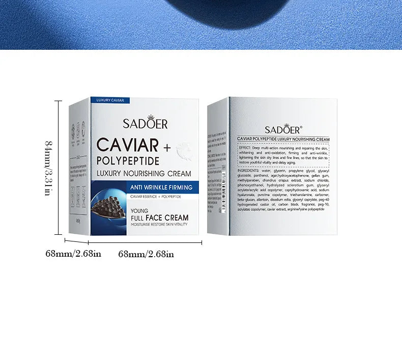 Caviar Firming Anti‑Aging Moisturizer Cream – Collagen & Pearl Lift
