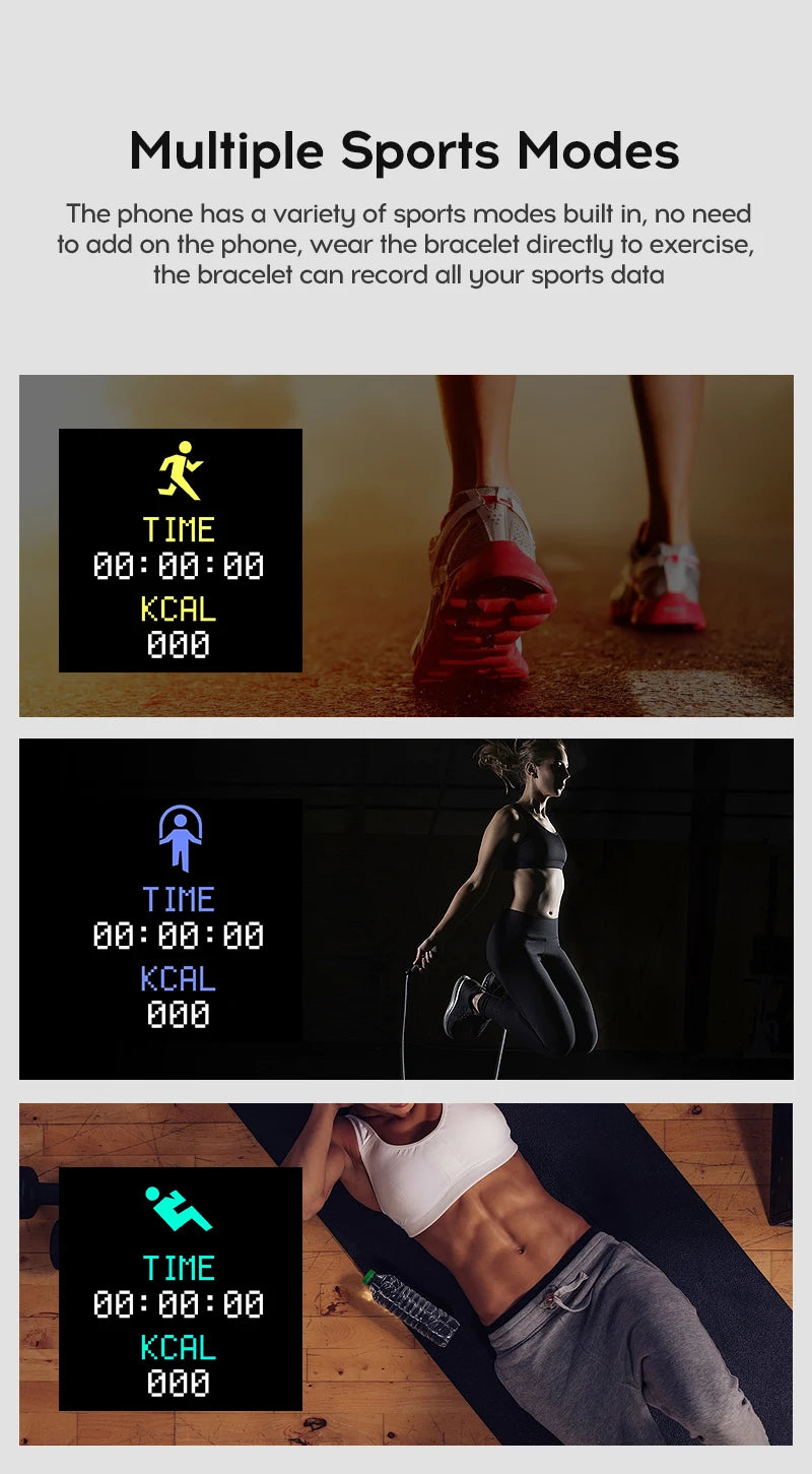 Bluetooth Smartwatch – Fitness & Sleep Monitor
