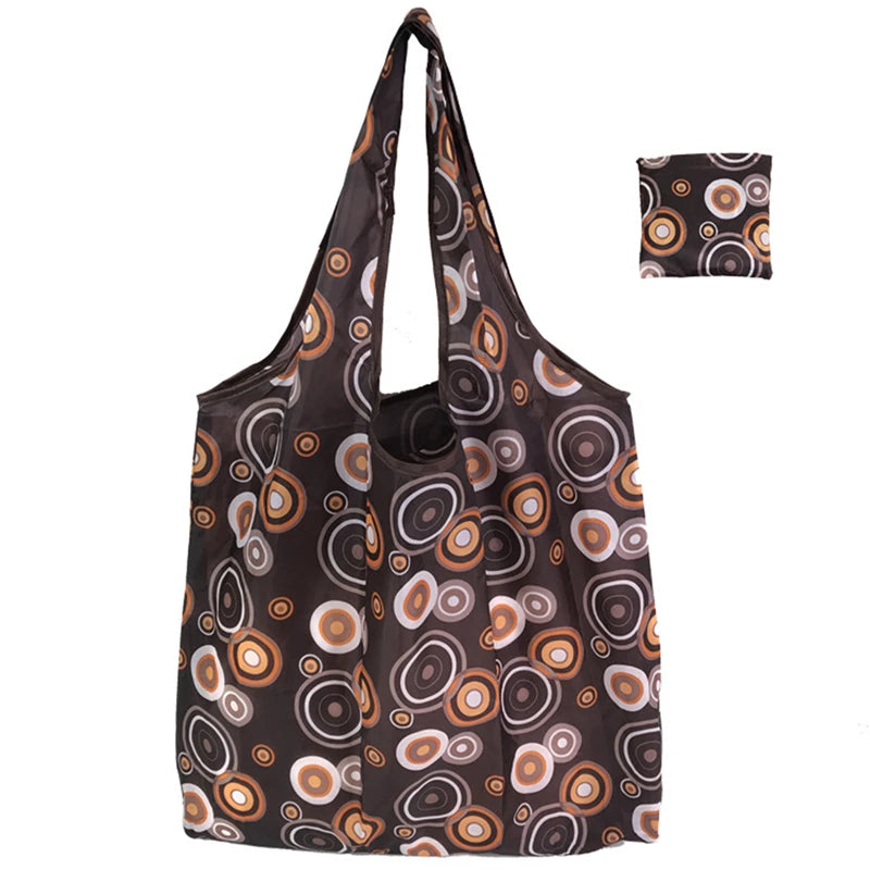 Fashion Portable Various Prints  Nylon Easy to Fold Package Travel Essential