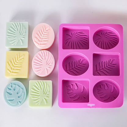 Square Handmade Soap Silicone Mold New DIY Oval