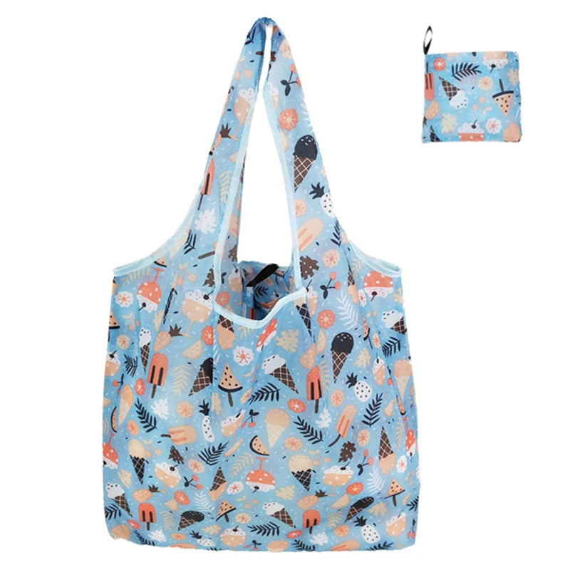 Fashion Portable Various Prints  Nylon Easy to Fold Package Travel Essential