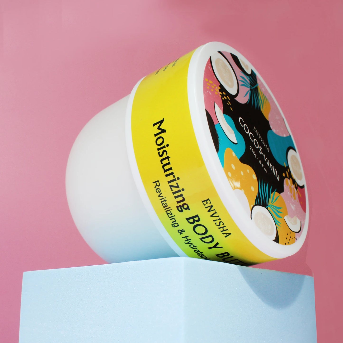 ENVISHA Coconut Oil Body Lotion – Moisturizing Glow for Face & Body