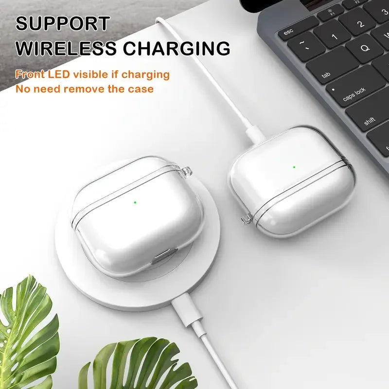 Shockproof Transparent AirPods Case Silicone Clear Cover