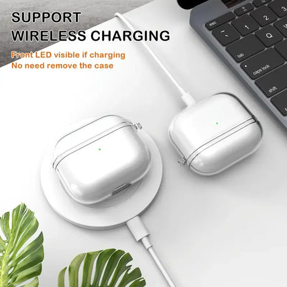 Shockproof Transparent AirPods Case Silicone Clear Cover