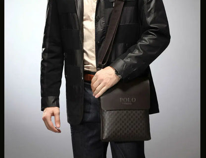Luxury Soft Leather Men’s Shoulder Bag