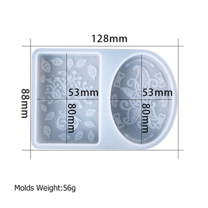 Square Handmade Soap Silicone Mold New DIY Oval