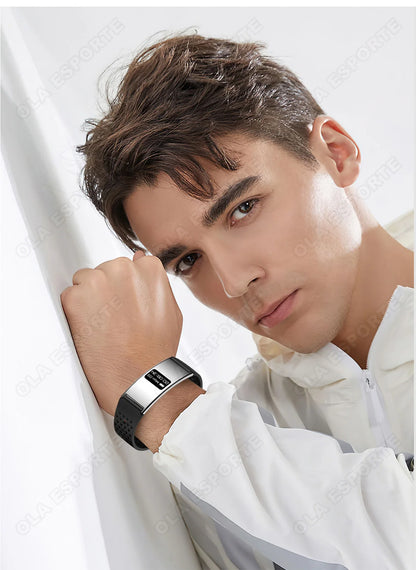 Ultra-Thin Smart Watch-2026 | Heart Rate, Blood Oxygen, Sleep Monitor & IPX8 Waterproof