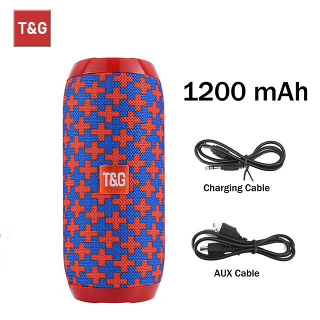 T&G TG117 Portable Bluetooth 5.3 Waterproof Outdoor Speaker