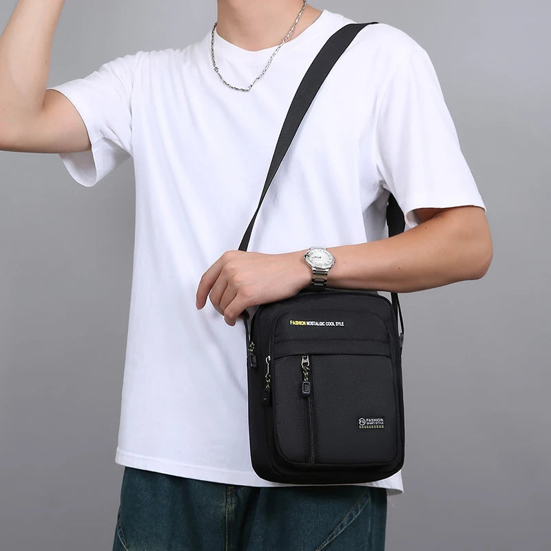 Men’s Crossbody Business Bag – Multi‑Pocket Shoulder Tote