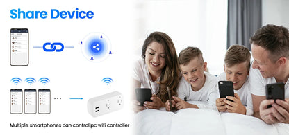 16A Smart Plug Bluetooth App Control Power Monitoring Socket