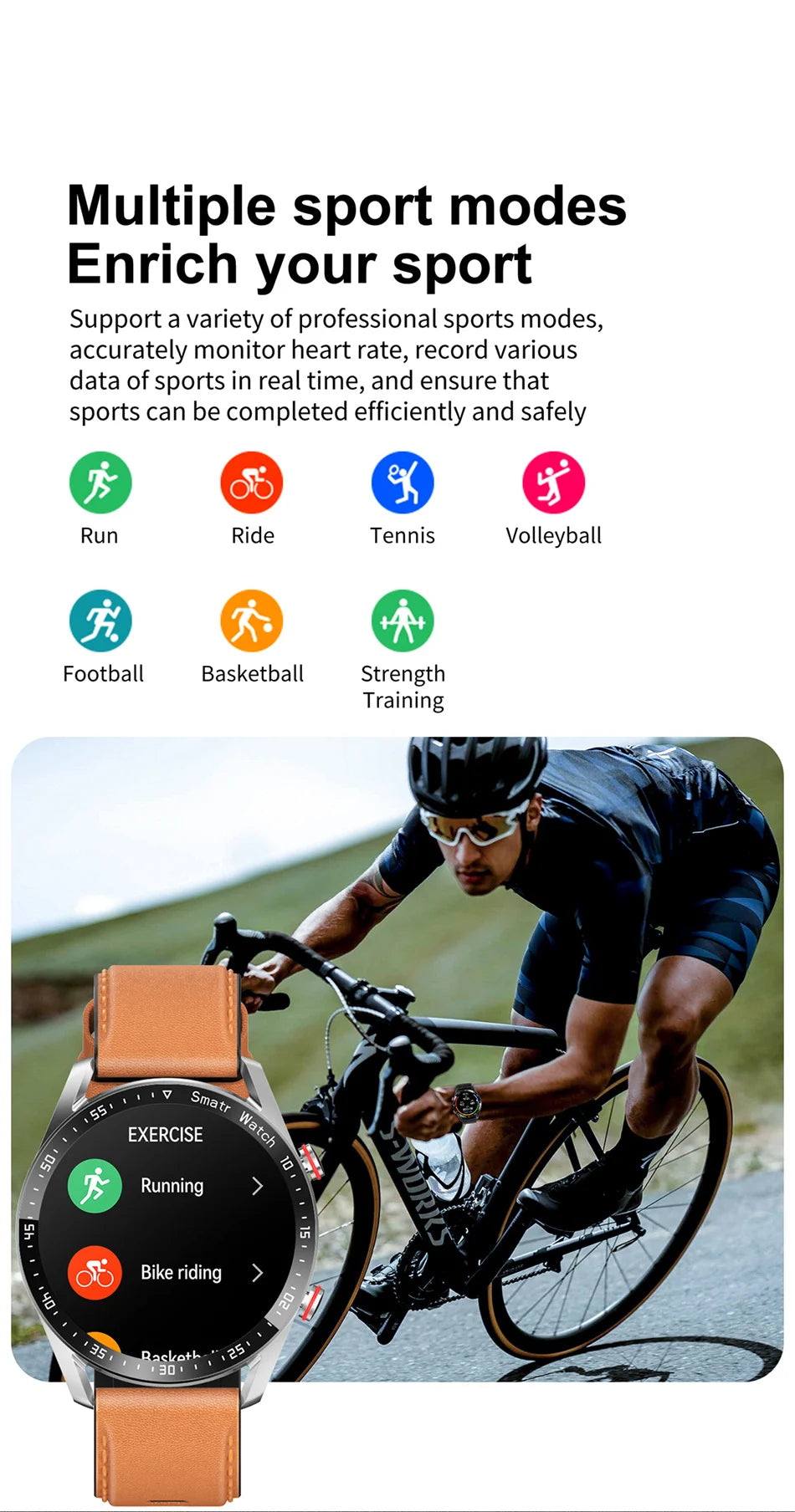 2026 HD Smart Watch Bluetooth Call Fitness Health Tracker