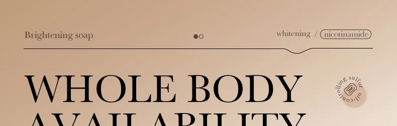 SADOER Niacinamide Arbutin Soap – Brightening & Moisturizing Cleanser